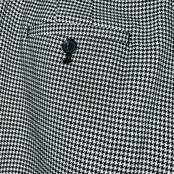 LOFT houndstooth curvy tan & black pants 4 - Picture 4 of 5